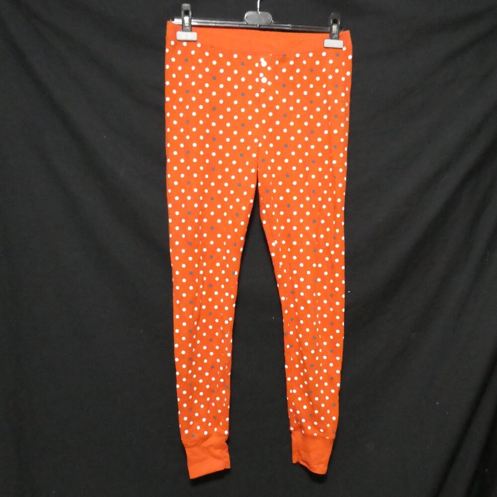OLD NAVY | large | Waffle Knit Polka Dot Pajama Pants | Cuffed Bottoms